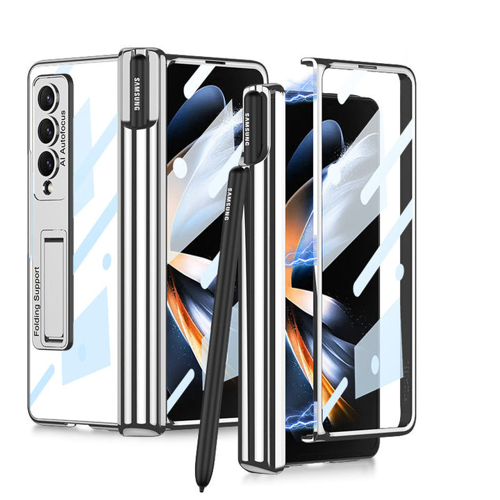 Samsung foldable phone case with integrated film