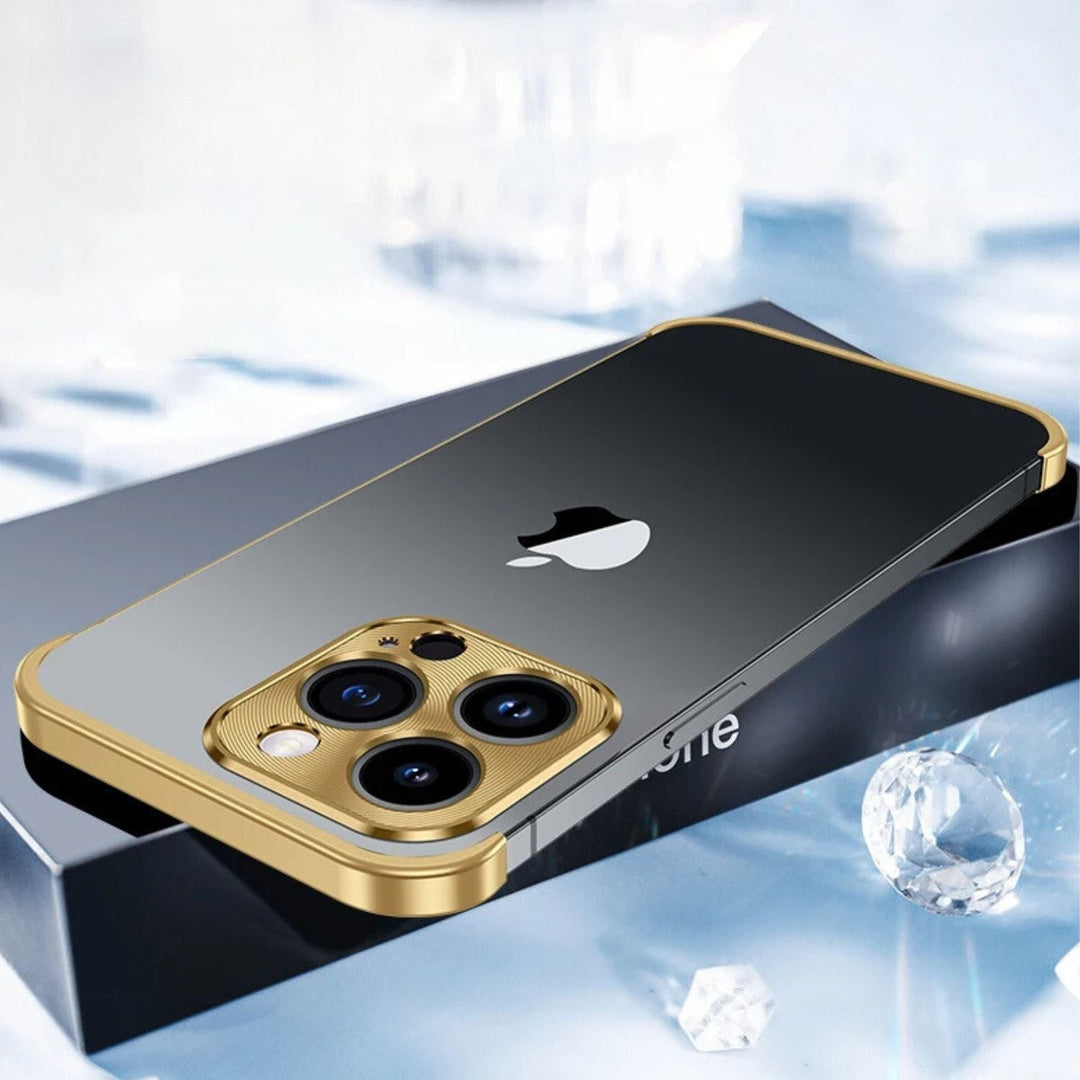 Phone Case Minimalist Slim Protective Metal Cover