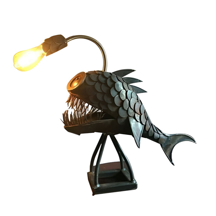 BowLift | Steampunk Angler Fish Lamp – Cool &amp; Unusual Floor Lamp for Your Home