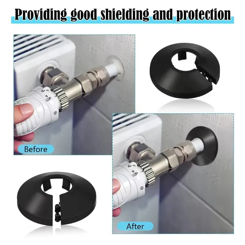 Snap-On Plumbing Cover for Valves Faucet Radiator Pipe Collar Cover | Bowlift