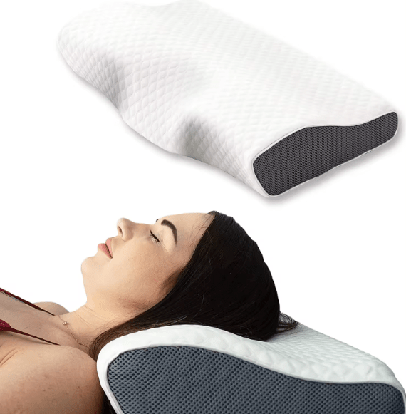 SnoreFree Anti-Snoring Pillow – Ergonomic Support for Restful, Quiet Sleep
