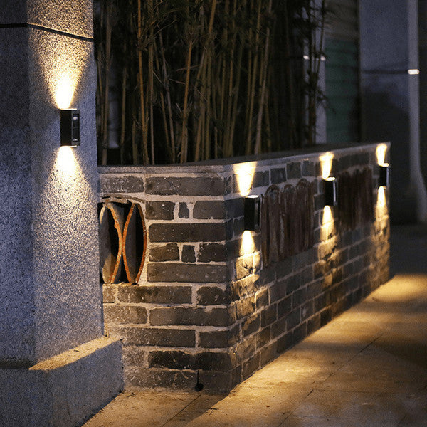 Wireless LED Solar Wall Lights Deluxe | Efficient and Cost-Saving Outdoor Lighting