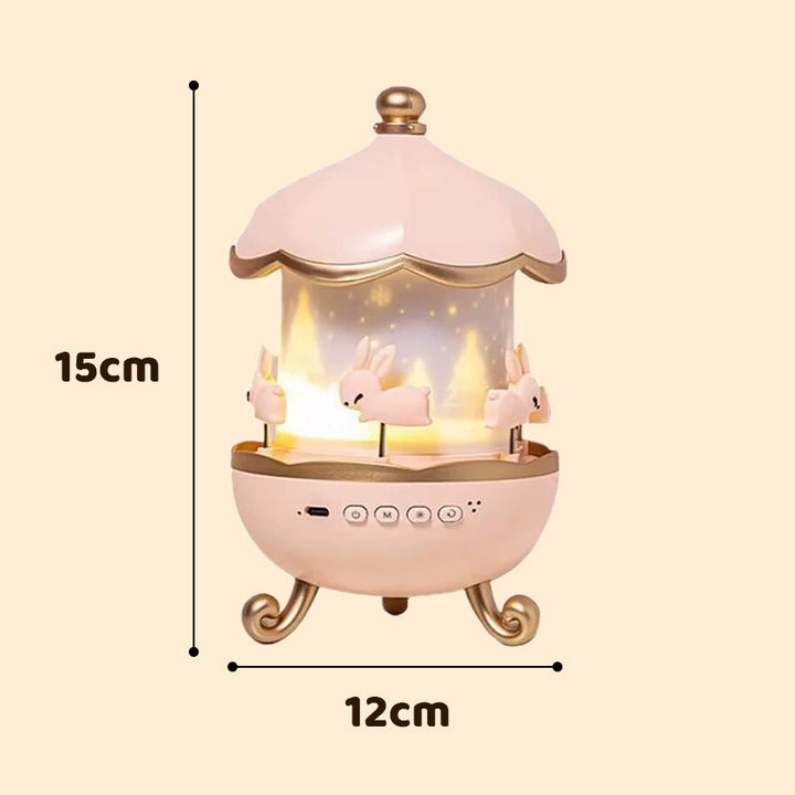 Bluetooth night light projector