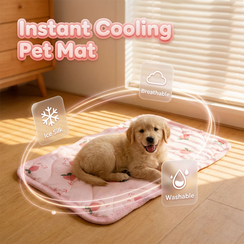 Double-Sided Pet Cooling Mat for Dogs &amp; Cats | Bowlift