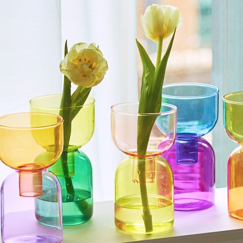 BowLift | Two-Piece Mini Bud Vase Terrarium Set
