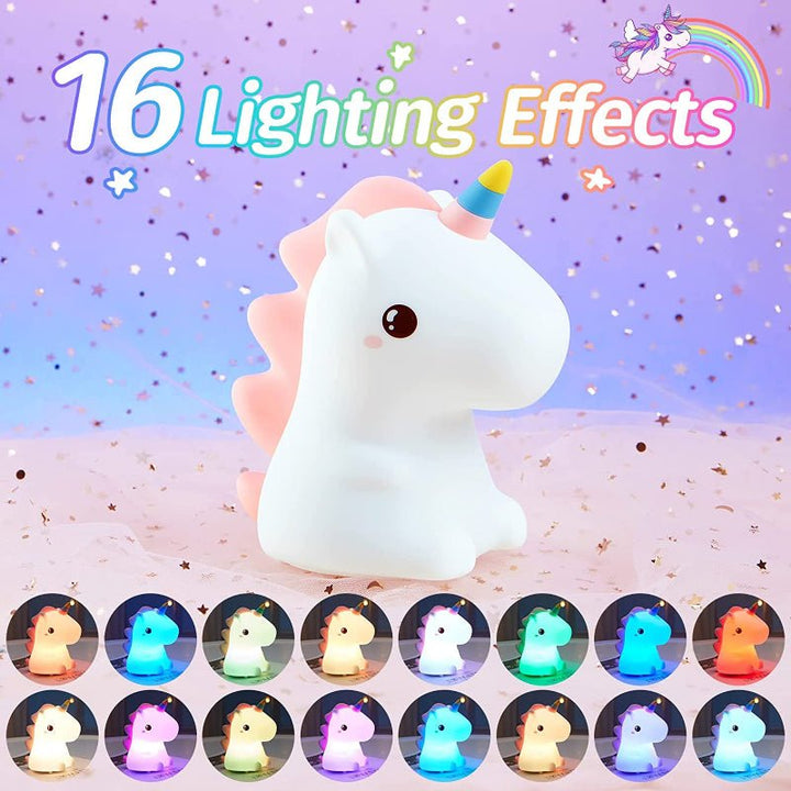 Night Light Unicorn with adjustable colours and brightness