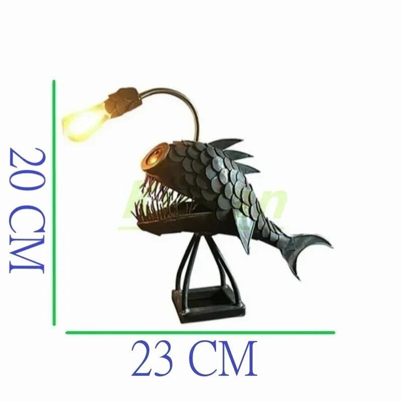 BowLift | Steampunk Angler Fish Lamp – Cool &amp; Unusual Floor Lamp for Your Home