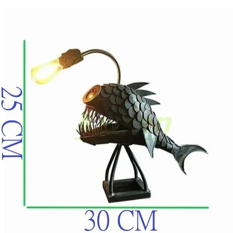 BowLift | Steampunk Angler Fish Lamp – Cool &amp; Unusual Floor Lamp for Your Home