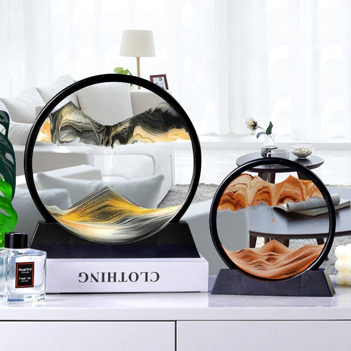 BowLift | Moving Hourglass Art