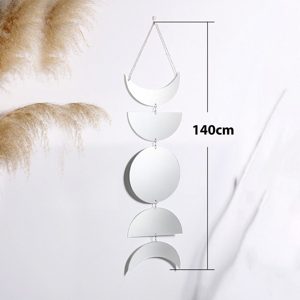 BowLift | Moon phases mirror wall hanging