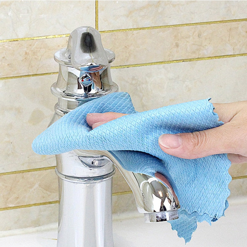 Wipe Glass Mirror Wipes Cleaning Cloth Thickening Grease Kitchen Wipe |
