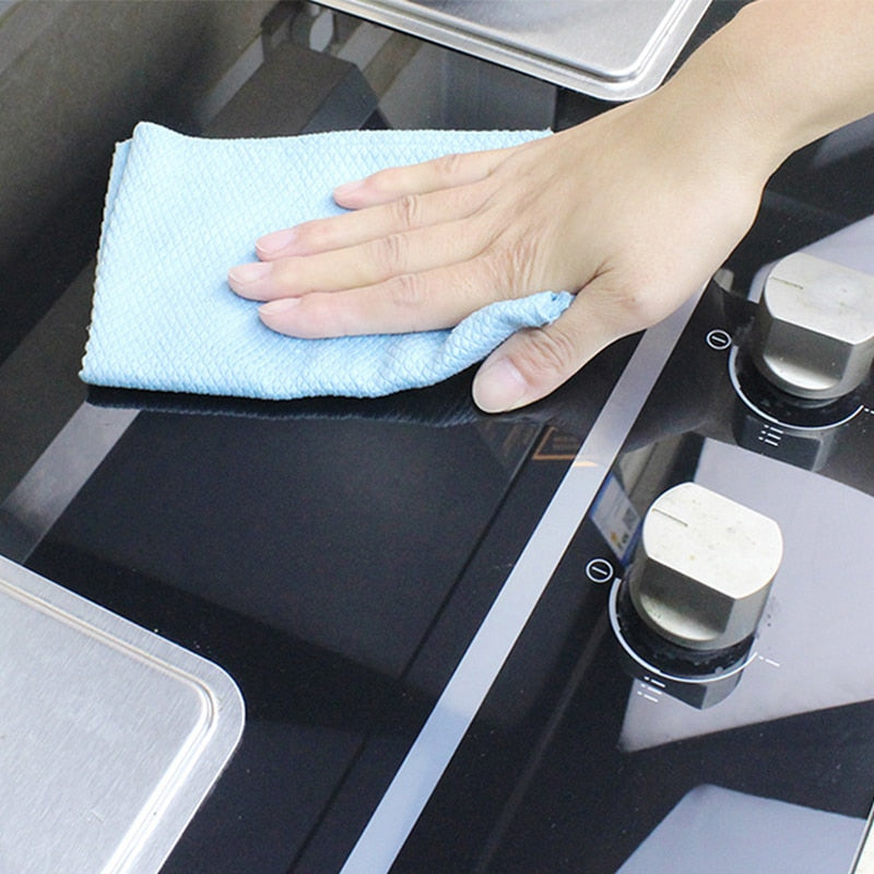 Wipe Glass Mirror Wipes Cleaning Cloth Thickening Grease Kitchen Wipe |