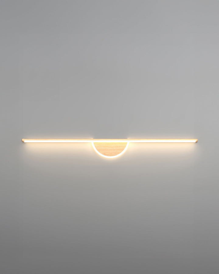 Modern Wall Lamp made of Wooden Arch