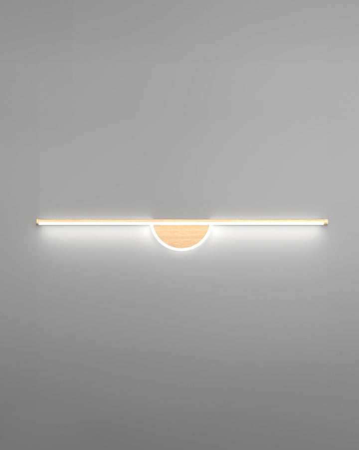 Modern Wall Lamp made of Wooden Arch