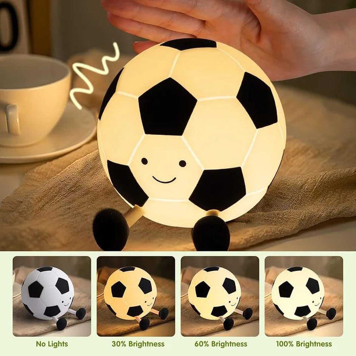 Rechargeable Football Night Light with 3-Level Dimming