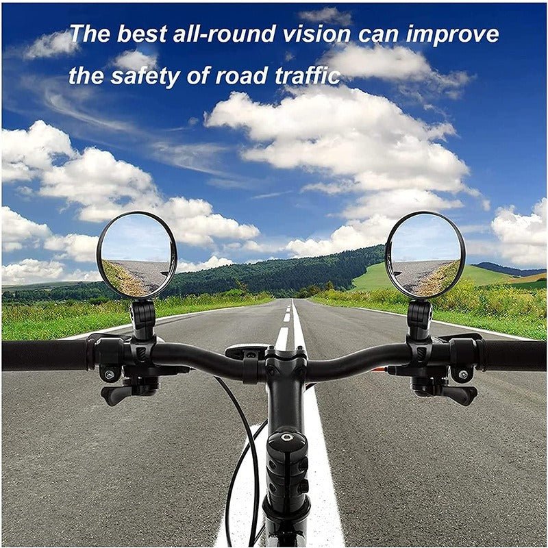 FlexiView bicycle mirror with long bracket |